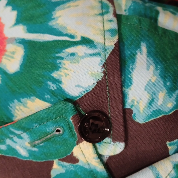 Banana Republic Statement Cotton Blend Floral Trench Coat- Sz. Sm - Picture 6 of 15